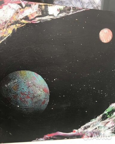 Картина в стиле спрей арт