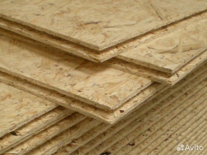 Осб плита 6, 8, 9, 12, 15, 18, 22 мм