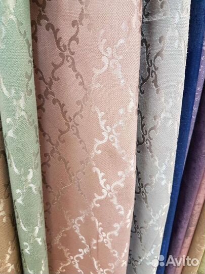 Ткань портьерная канвас