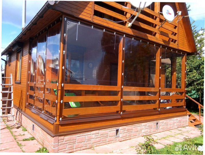 Саранск. Мягкие окна для веранды