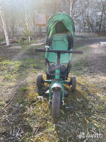Детский велосипед с родительской ручкой
