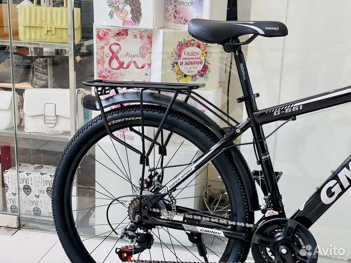 Велосипед с багажником на 26