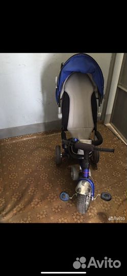 Велосипед с родительской ручкой 3-х колесный