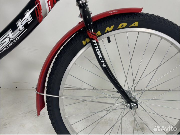 Велосипед складной женский дамский 24 дюйма колеса