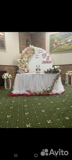 Декор в аренду свадебный/торжество/новогодний/цифр