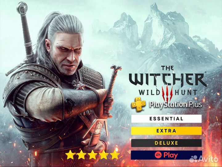 Подписка PS Plus Делюкс Turkey / Ведьмак 3