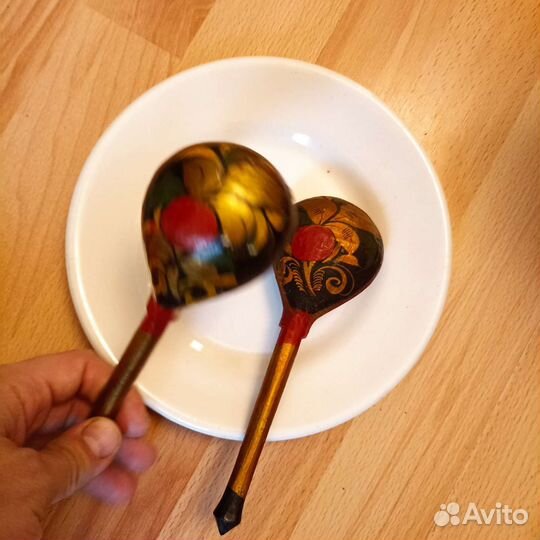Деревянные ложки хохлома