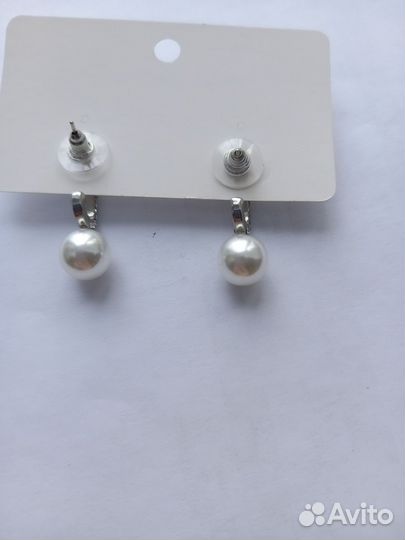Серьги кольца
