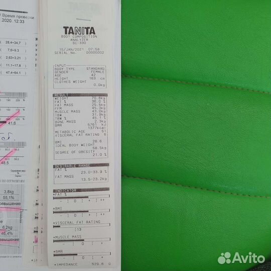 Анализатор Состава Тела Tanita