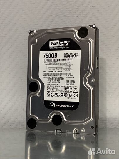Жесткий диск 750 гб