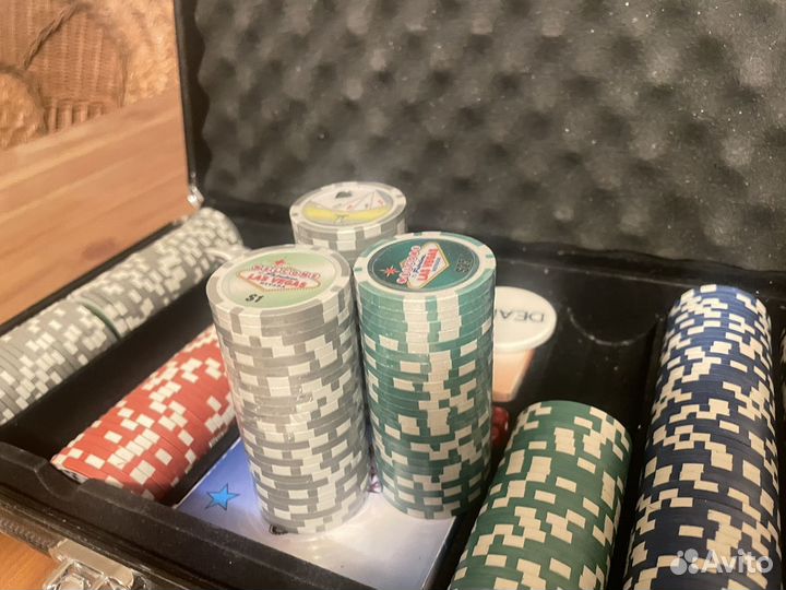 Набор для покера 300 фишек Las Vegas