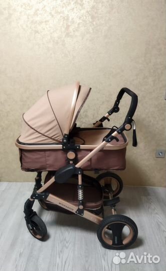 Компактная лёгкая коляска 2 в 1