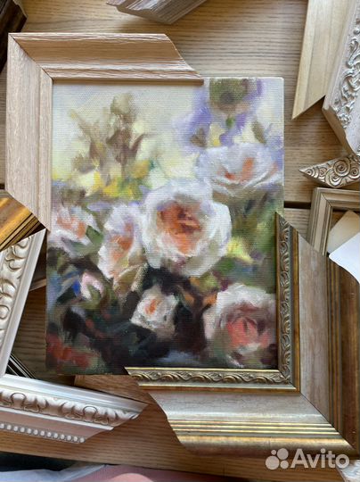 Картина живопись маслом цветы