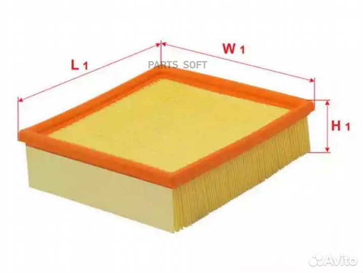 Sakura A2412 A2412SAK фильтр воздушный\ Audi 100/2