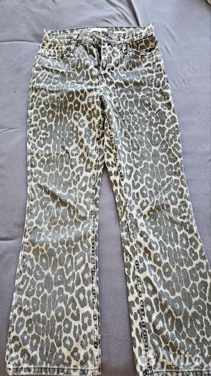 Леопардовые джинсы lime 36