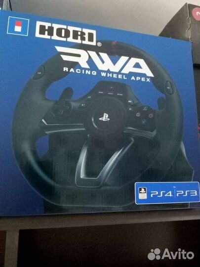 Гоночный руль Hori Apex для PlayStation 3-4 или пк