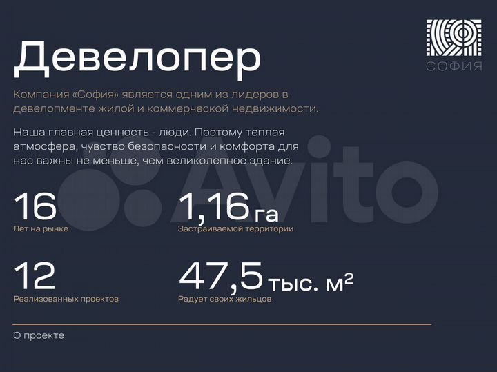 1-к. квартира, 44,3 м², 6/16 эт.