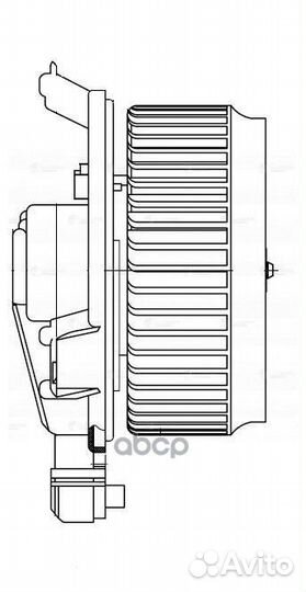 Э/вентилятор отоп. для а/м Honda Civic 4D (06)