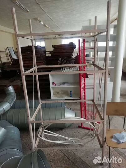 Стеллаж разборный металлический бу
