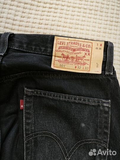 Мужские джинсы levis 501 32 32