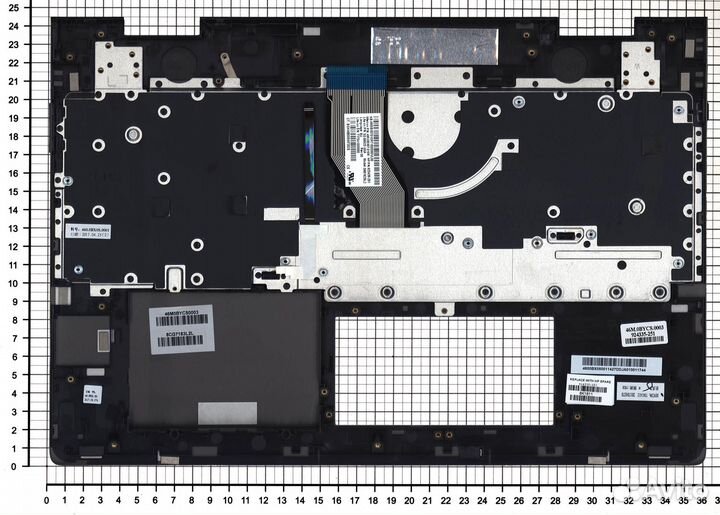 Клавиатура к HP Envy x360 15-BQ топкейс, черный