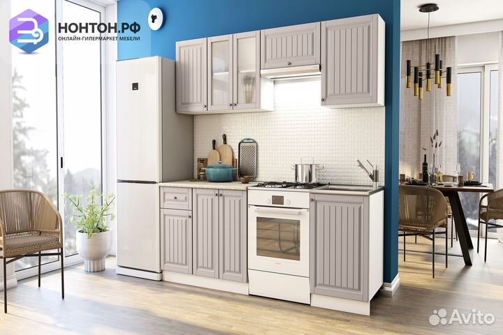 Кухня Хозяюшка 2.1 м мускат