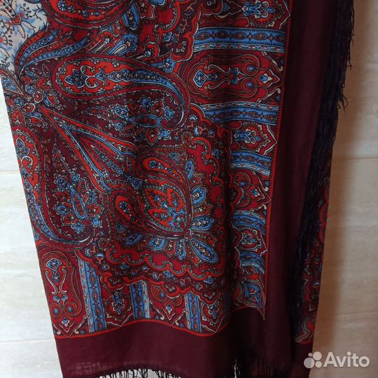 Павловопосадский платок шерсть