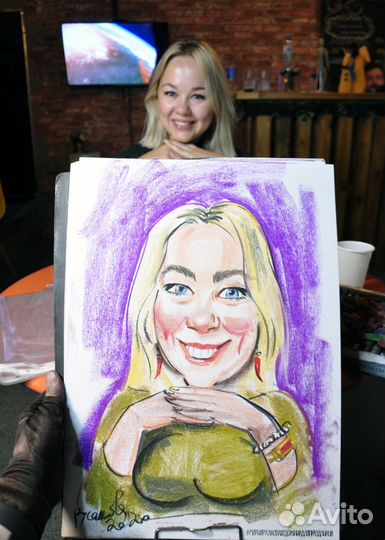 Шаржист на праздник