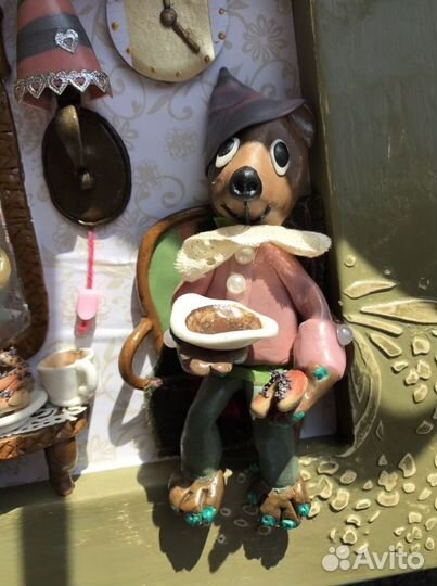 Настенное интерьерное панно ручной работы