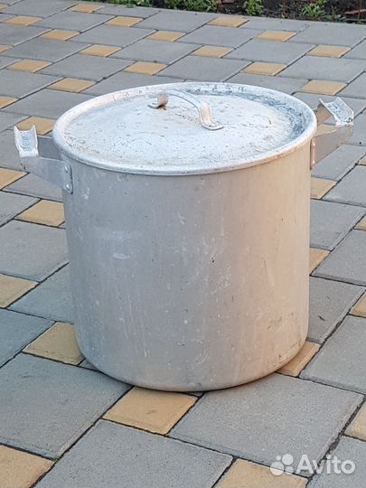 Кастрюля алюминиевая 30 литров