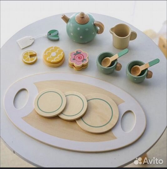 Детский Чайный набор деревянный