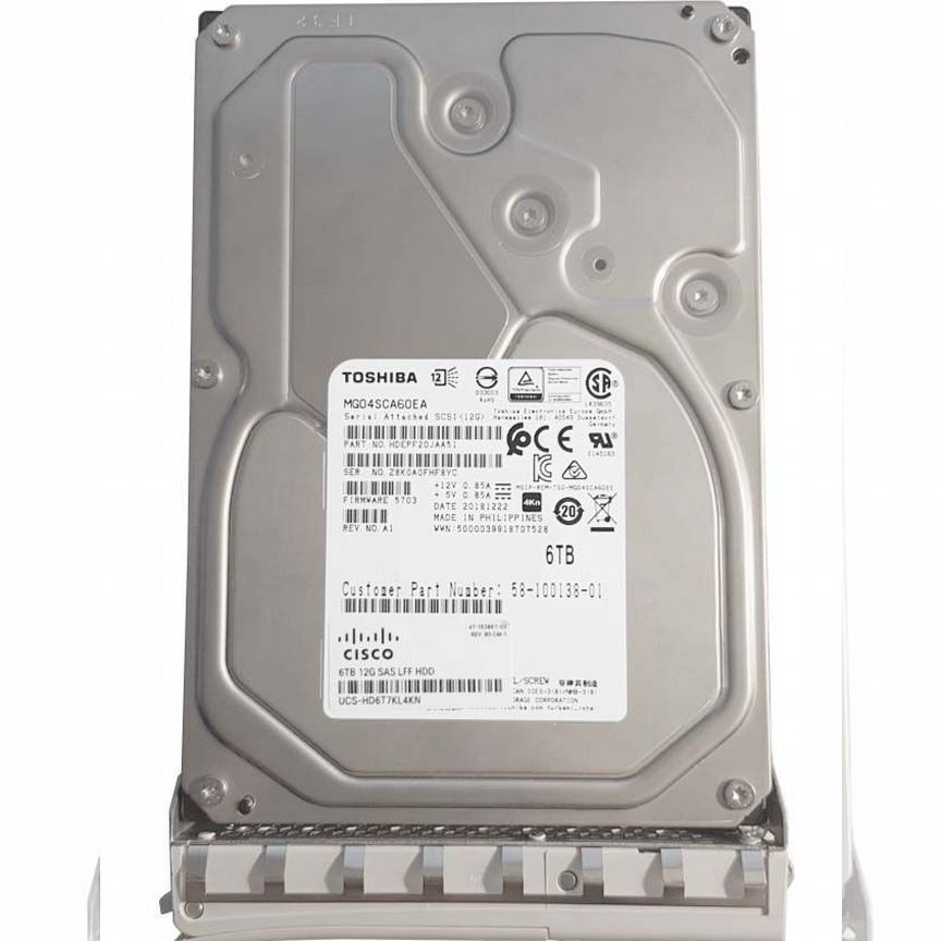 [UCS-HD6T7KL4KN] Жесткий Диск Cisco 6tb Sas 3,5" Hdd Ucs-Hd6t7kl4kn