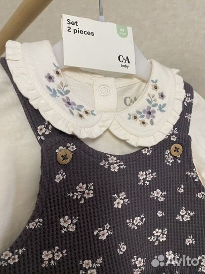 Платье сарафан фирменное 68