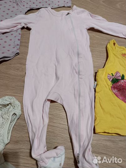 Вещи пакетом на девочку 80