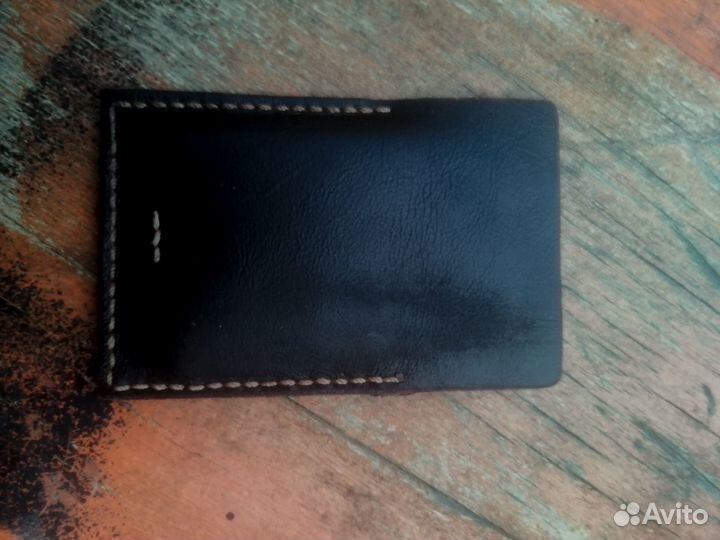 Картхолдер из натуральной кожи ручной работы