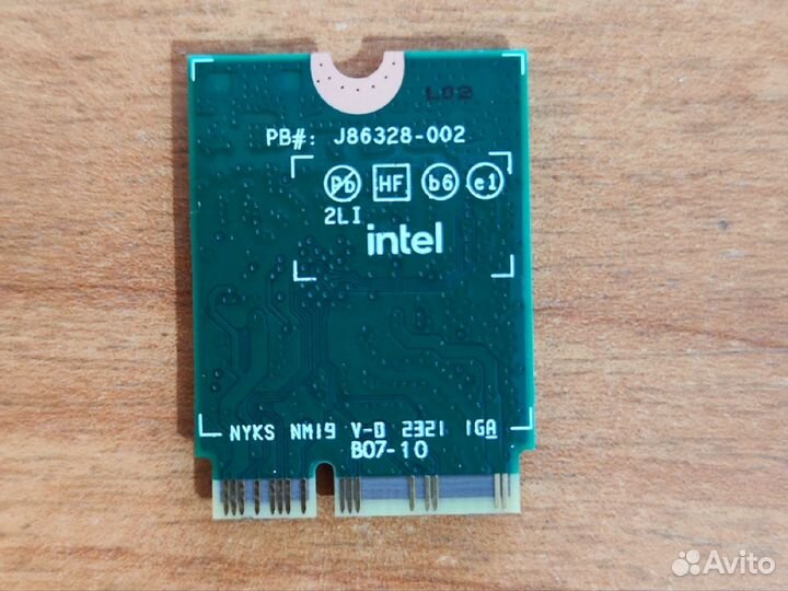 Wi-Fi адаптер + Bluetooth Intel AX201NGW