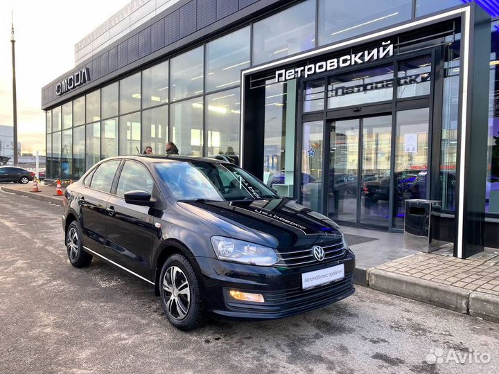 Volkswagen Polo 1.6 AT, 2017, 64 000 км