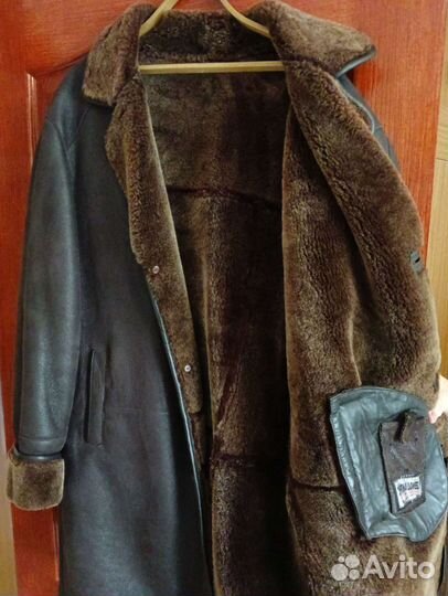 Кожаная дубленка мужская