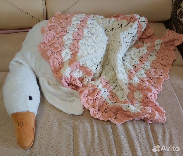 Плед покрывало ручной работы