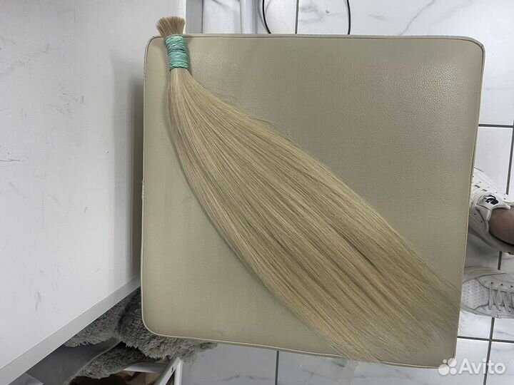 Волосы для наращивания 50 см блонд