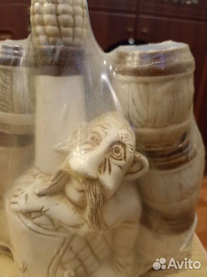 Штоф керамика СССР со стопками