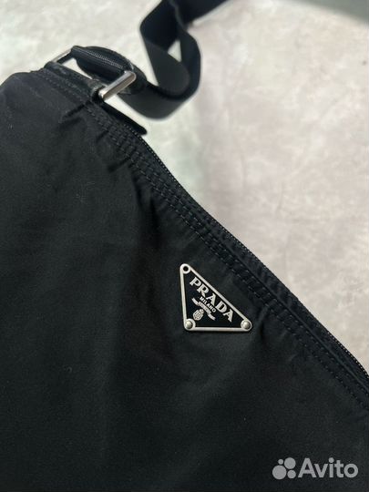 Prada Mens Shoulder Nylon Bag