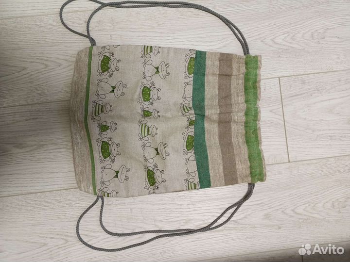 Сумка с лягушками