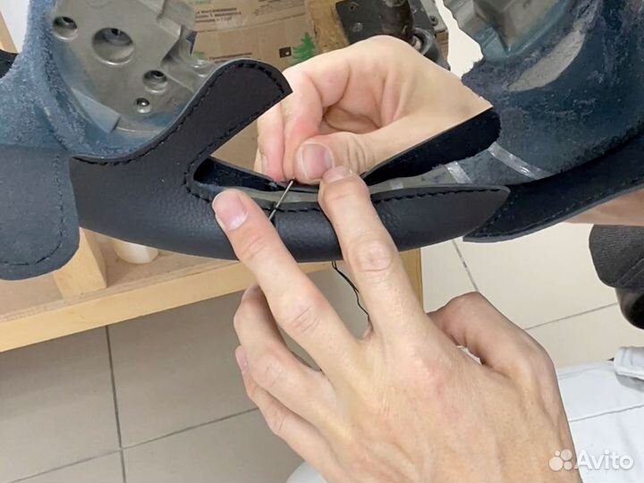 Оплетка на руль Toyota Camry 50 для замены штатной