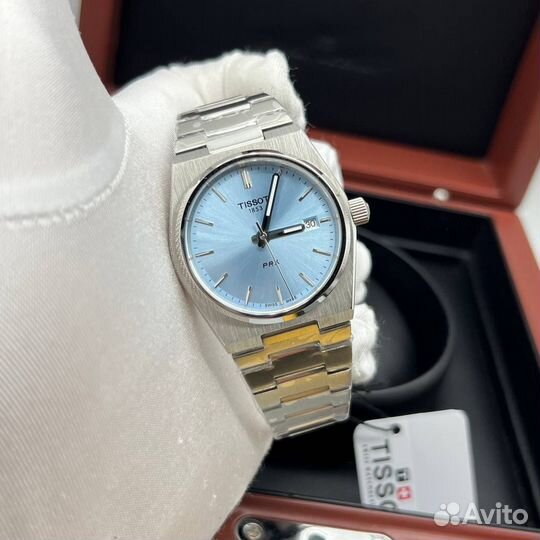 Tissot prx Blue кварцевые часы