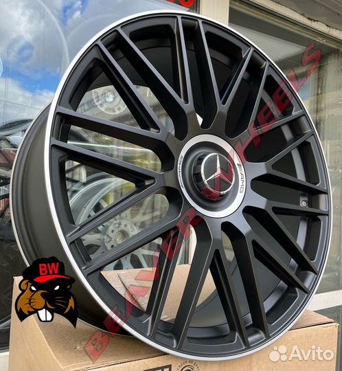 Диски R22 5x112 Mercedes Black Matt