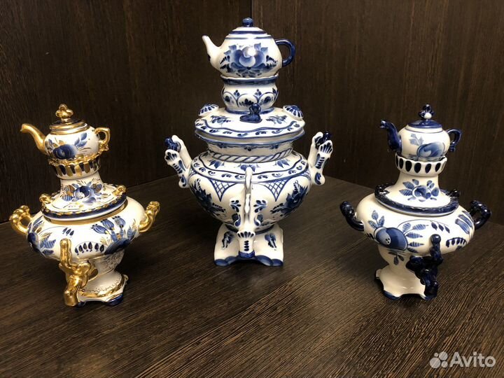 Самовар фарфоровый, сувенирный