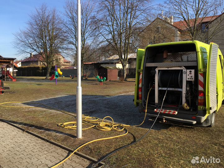 Прочистка канализации/устранение засоров