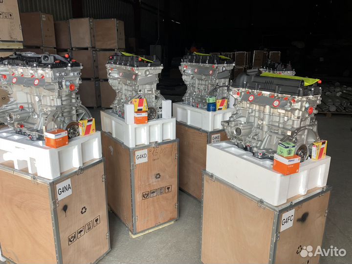 Новый двигатель мотор на hyundai Solaris Kia Rio 3