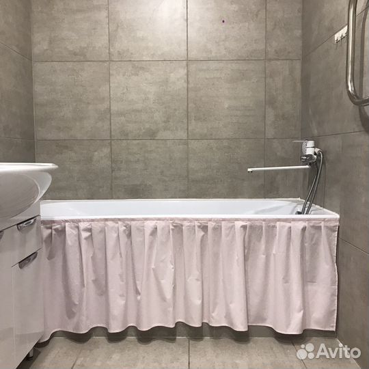 Юбка под ванну розовая